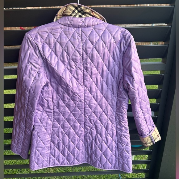 Burberry Quilted Lavender Jacket size S - Picture 3 of 11